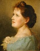 Wojciech Gerson Portret kobiety oil painting artist
